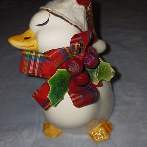 Christmas Ceramic Duck